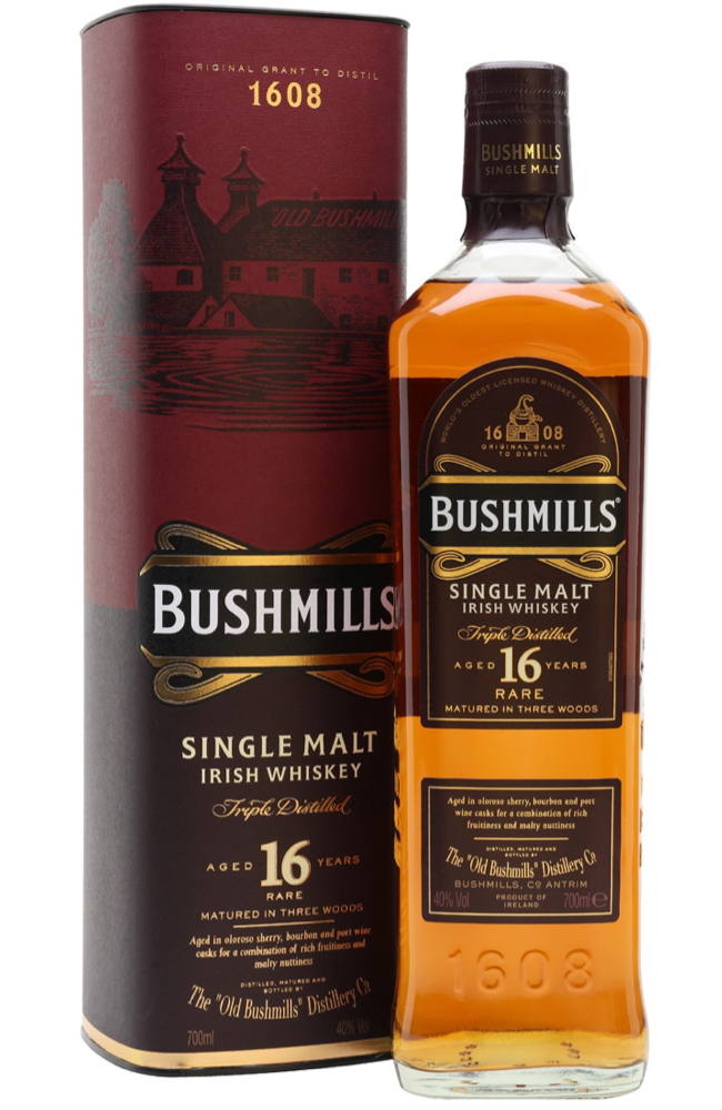 Bushmills 16 Year Old Irish Single Malt Whiskey | Buy Whisky Malta 