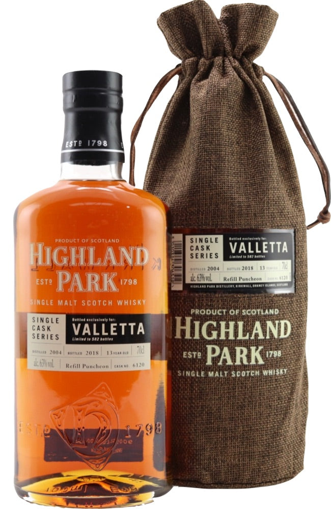 Highland Park Valletta 70cl 63% | Buy Whisky Malta 