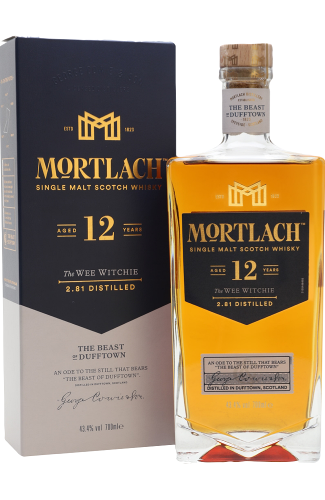 Mortlach 12 Year Old The Wee Witchie Speyside Single Malt Scotch Whisky Distillery Bottling 70cl / 43.4% | Buy Whisky Malta 