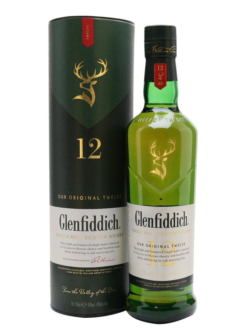 Glenfiddich 12 Year Old Whisky, 70cl Malta - Spades Wines & Spirits | Buy alcohol online | Buy Alcohol malta | Alcohol delivered to your door | Buy Glenfiddich Malta | Wholesale Spirits | Alcohol Importer | Buy Spirits online | Spirits Malta | Whisky Malta | Online Shop | Buy Glenfiddich Malta