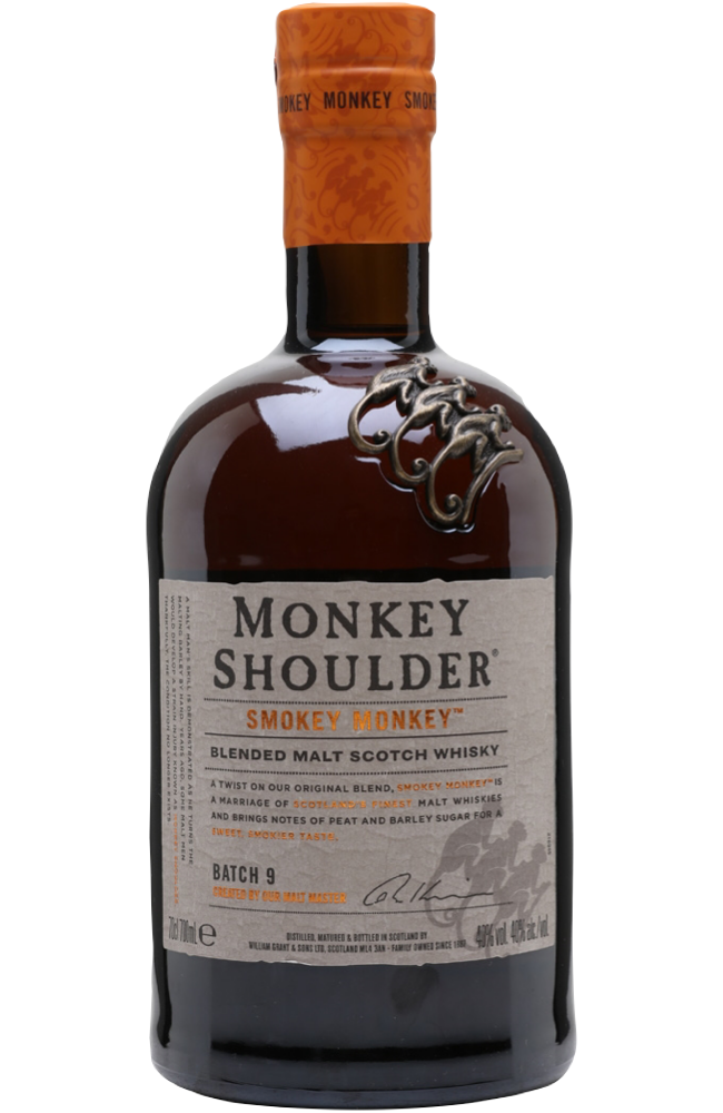 Smokey Monkey Shoulder Blended Malt Scotch Whisky 70cl 40% | Buy Whisky Malta 
