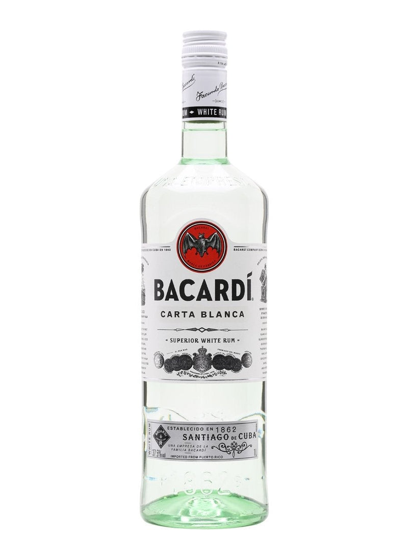 Bacardi Blanca Original Premium Rum, 1LTR Malta | Spirits Malta | Rum Malta | Buy Bacardi Malta | buy Bacardi online