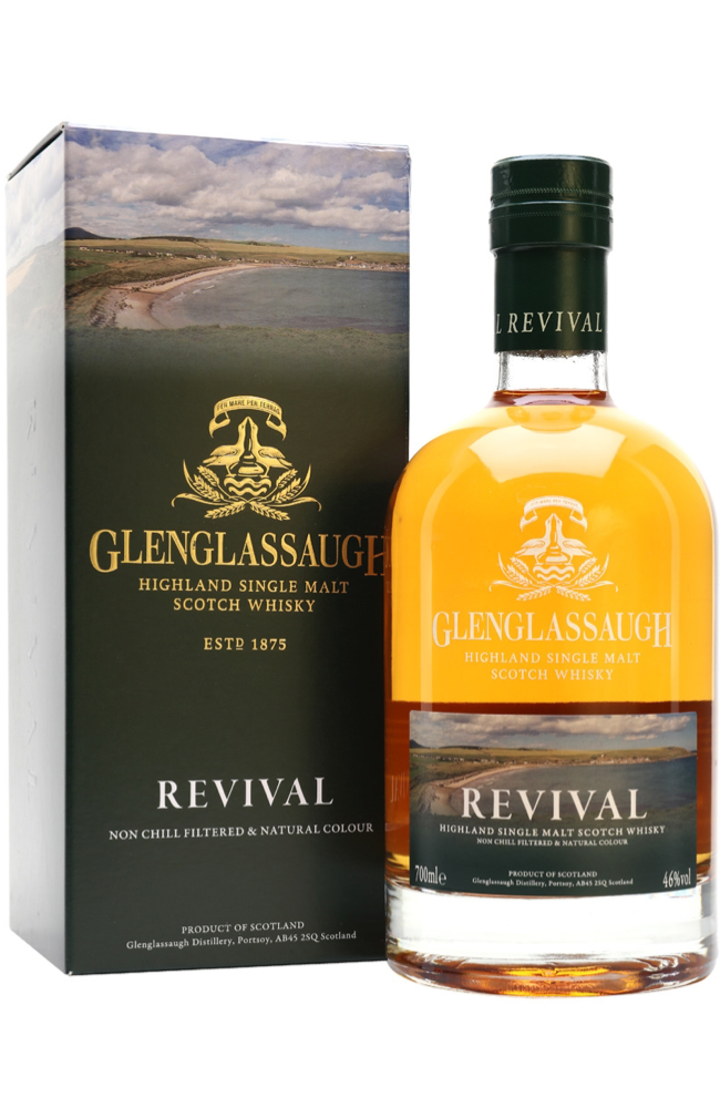 Glenglassaugh Revival Highland Single Malt Scotch Whisky Distillery Bottling 70cl / 46% | Buy Whisky Malta 