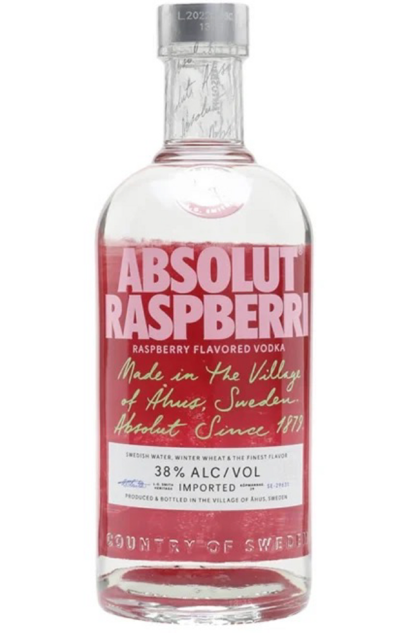 Absolute Glassy Raspberry Absolut Raspberri 38% 70cl – Spades Wine & Spirits | 4000+ Brands ...