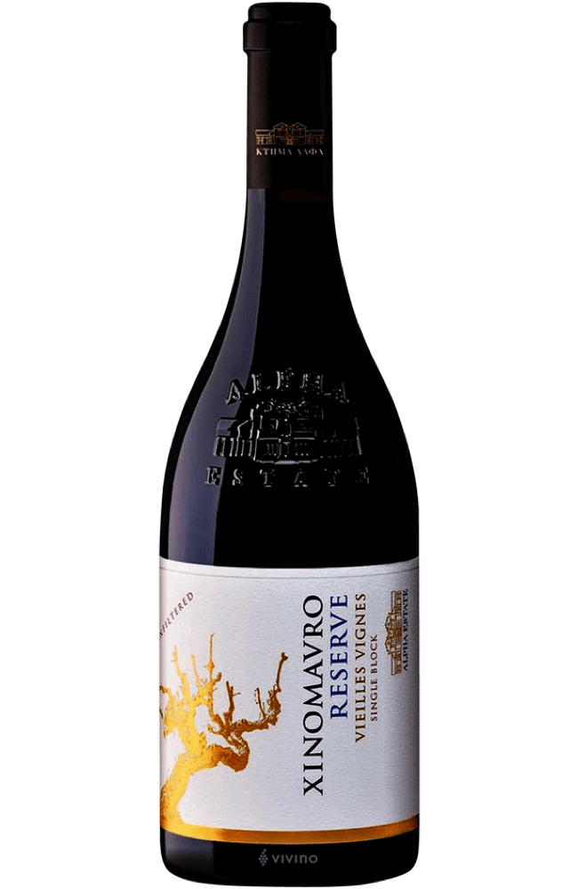 Alpha Estate Xinomavro Red Reserve 75cl bottle available at Spades Wines & Spirits - Premium Greek red wine with complex flavors. Buy wines in Malta