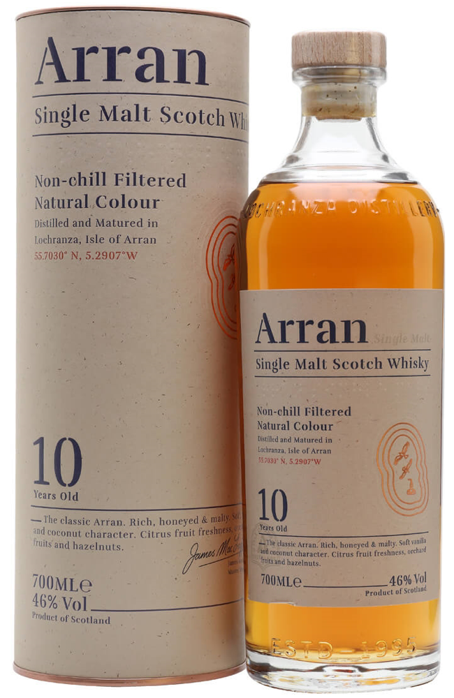 Arran 10 Year Old 70cl 46% | Buy Whisky Malta 