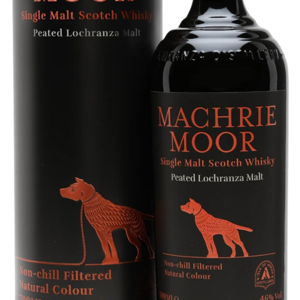 Arran Machrie Moor Peated (Black Tin) 46% 70cl – Spades Wine
