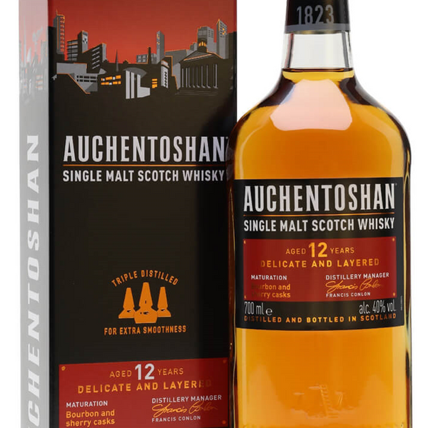 Auchentoshan 12 Year Old 40% 70cl – Spades Wine & Spirits | 4000+