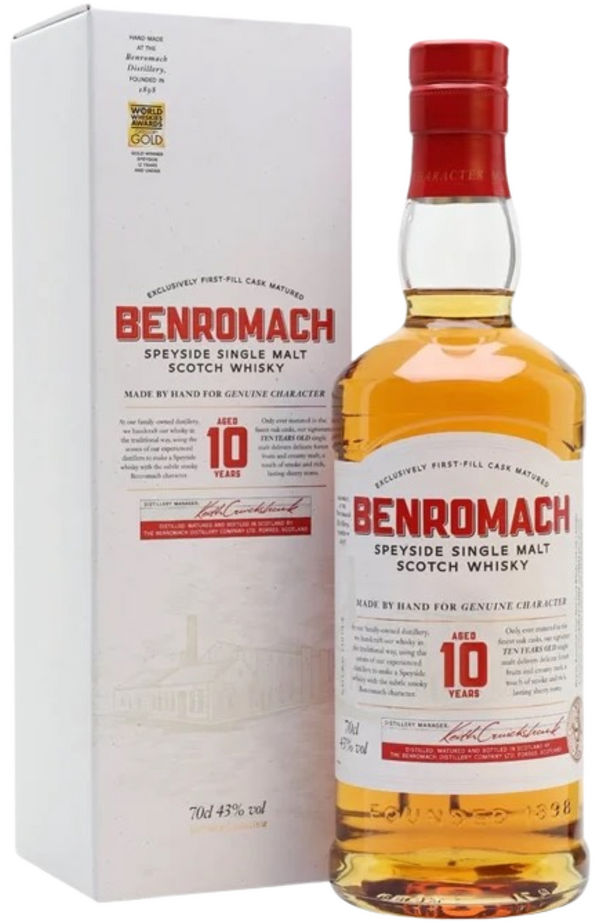 Benromach 10 Years + GB 43% 70cl