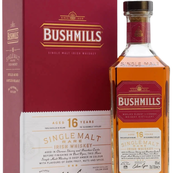 ウイスキー Bushmills 16 Years Old Single Malt Irish Bushmills 16 Year Old Single Malt Irish Whiskey 750ml