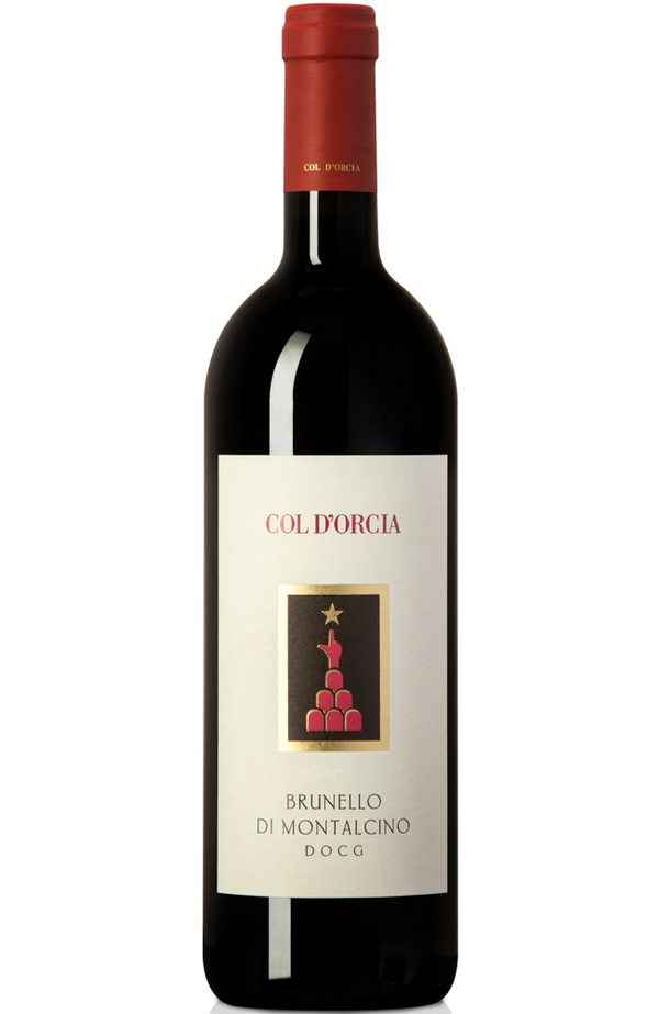 Brunello di Montalcino DOCG 75cl by Col D’Orcia, a prestigious red wine from Tuscany, showcasing rich flavors of dark cherry, plum, and earthy spices, with hints of tobacco and leather. This full-bodied wine pairs beautifully with hearty dishes like roasted meats, game, and aged cheeses, offering a luxurious and memorable tasting experience.