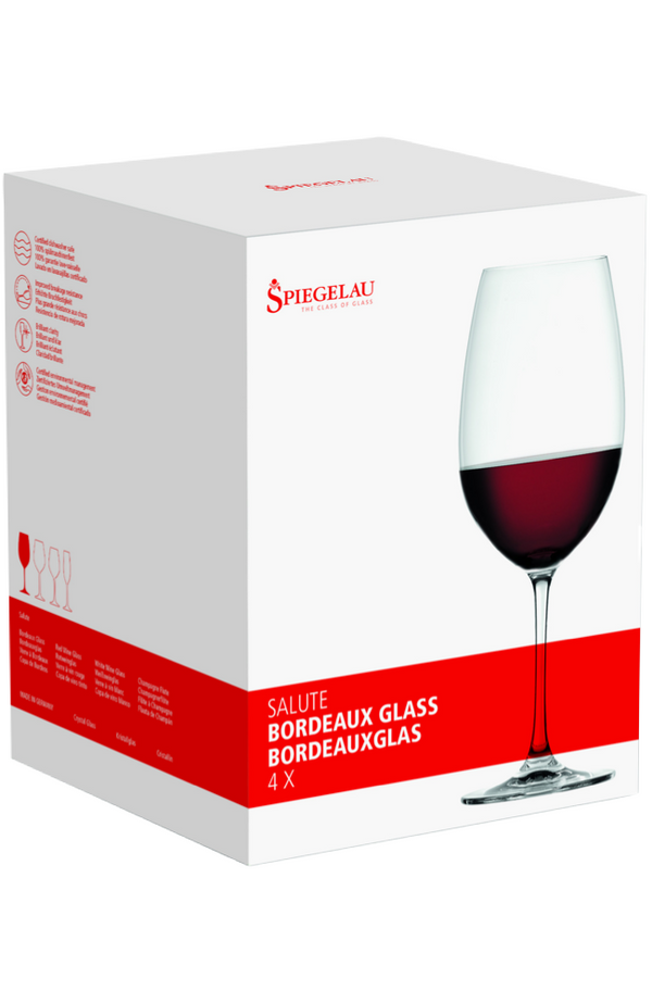 Red Wine Bordeaux Glass - Set of 4 Spiegelau 