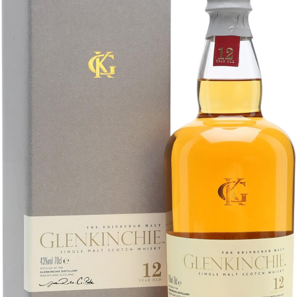 Glenkinchie 12 Year Old Single Malt Scotch Whisky - 43% ABV, 20cl