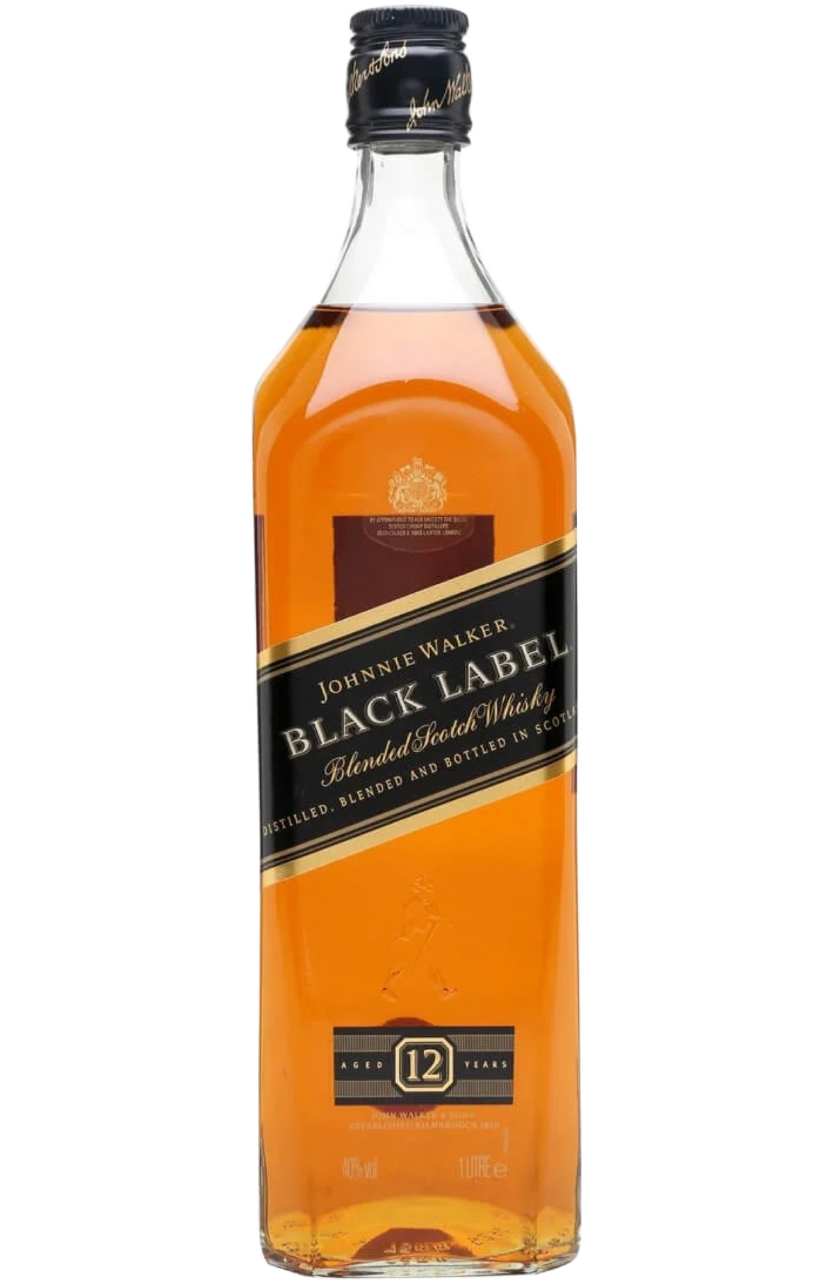Johnnie Walker Black Label 12YO 1LTR 40% – Spades Wine & Spirits