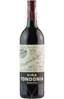 Lopez de Heredia - Vina Tondonia Reserva 75cl from Spades Wines & Spirits. A classic Rioja red crafted from Tempranillo, Garnacha, Graciano, and Mazuelo, aged to perfection in oak barrels. It exudes elegant aromas of dried cherry, leather, tobacco, and vanilla, with hints of earthy spices. On the palate, it’s medium-bodied with silky tannins, bright acidity, and a lingering finish of red fruits and savory notes. Ideal with roasted meats, cured ham, and mature cheeses.