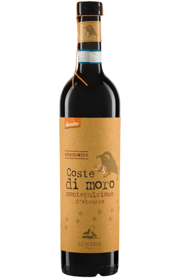
Lunaria Coste di Moro - Montepulciano D’Abruzzo BIO 75cl from Spades Wines & Spirits. A vibrant, organic Montepulciano, this wine is bursting with aromas of ripe cherries, plums, and subtle earthy undertones. It’s medium-bodied with smooth tannins and a fresh acidity, offering a well-balanced profile that leads to a long, satisfying finish. Perfect for pairing with pasta, grilled meats, or pizza, it beautifully reflects the natural richness of the Abruzzo region.