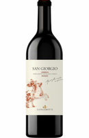 Lungarotti - Umbria Rosso 'San Giorgio' 75cl from Spades Wines & Spirits. A refined Umbria red blend of Sangiovese, Cabernet Sauvignon, and Canaiolo. It opens with aromas of ripe blackberries, cherries, and cassis, layered with hints of tobacco, spices, and cedar. Full-bodied and elegant, it features velvety tannins and a balanced structure, leading to a lingering, harmonious finish. Pairs wonderfully with grilled steaks, roasted game, or aged cheeses.