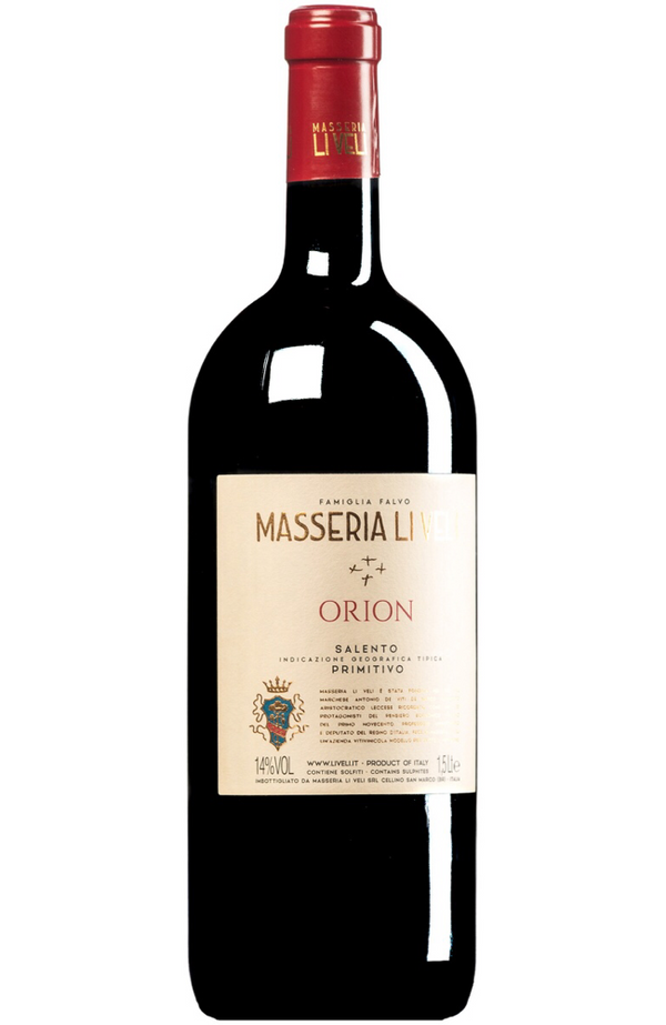 Primitivo del Salento IGT · 1.5Ltr MAGNUM Masseria Li Veli “Orion” - Spades Wines & Spirits . Buy Wines Malta.