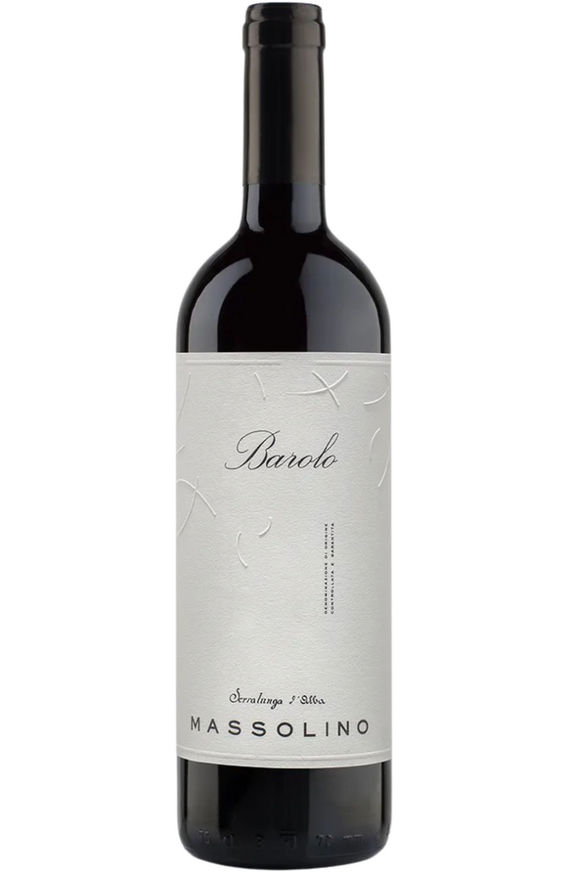 Massolino Barolo 75cl bottle from Spades Wines & Spirits. A distinguished red wine from Piedmont, Italy, made from 100% Nebbiolo grapes. This Barolo presents complex aromas of dark cherry, rose petals, tar, and earthy nuances, with firm tannins and a long, elegant finish. Ideal for pairing with rich dishes like braised meats, truffle risotto, and aged cheeses.