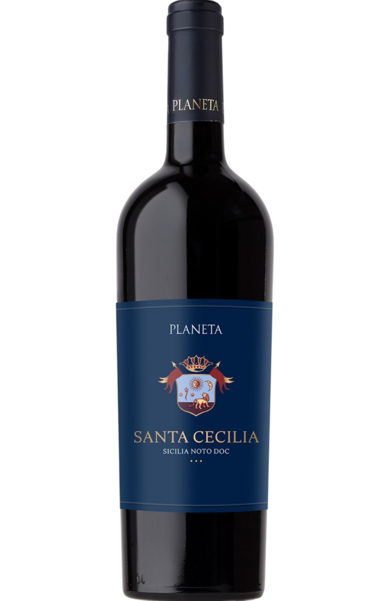 Planeta's Santa Cecilia Nero d'Avola is an elegant and powerful expression of Sicily's iconic red grape, Nero d'Avola. This wine is rich in dark fruit flavors, such as blackberries and plums, complemented by hints of spice and herbs. With a smooth, velvety texture and a long finish, it embodies the bold and complex character of Sicilian wines. A perfect pairing with roasted meats, pasta with rich sauces, or aged cheeses. A must-try for red wine enthusiasts! Available now at Spades Wines & Spirits.