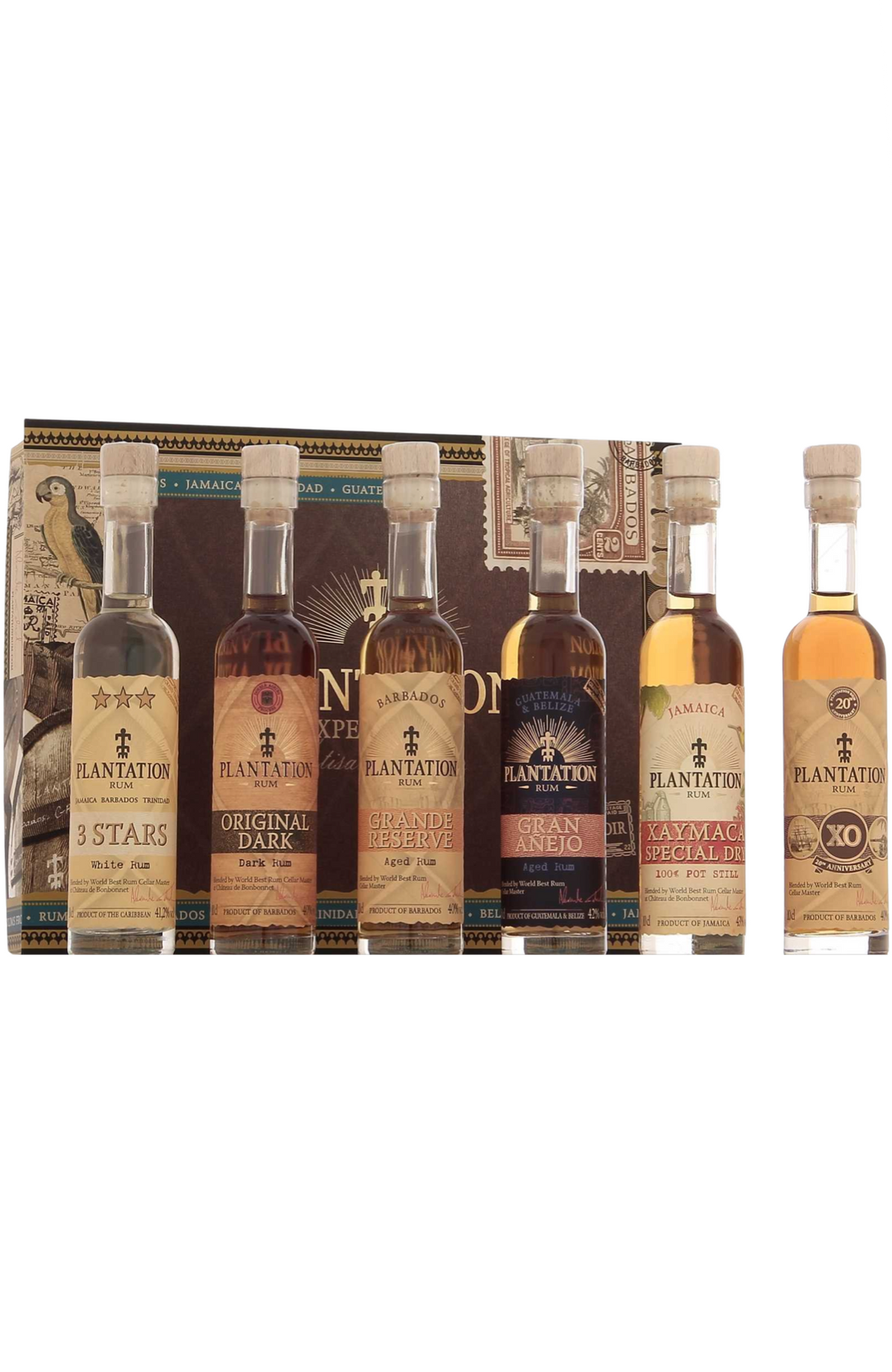 Plantation Experience Giftpack (6X10 CL Bottles) + GB 42% – Spades