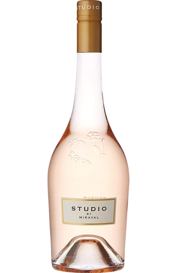 Beautifully designed Studio by Miraval Rose wine bottle from Spades Wines & Spirits. This premium rose features a soft, pale pink color and offers a delicate blend of citrus, white flowers, and red fruit aromas. With its crisp, refreshing taste and elegantly minimalist label, it’s the perfect choice for summer soirées, intimate dinners, or adding a touch of sophistication to any gathering.