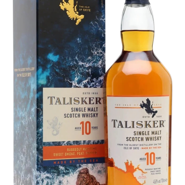 Buy Talisker 10 YO 70cl 45,8%. We deliver around Malta & Gozo