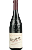 Telegramme Chateauneuf-du-Pape Rouge 75cl bottle from Spades Wines & Spirits. A rich and expressive red wine from the renowned Chateauneuf-du-Pape appellation in the Rhone Valley, France. This blend primarily features Grenache, Syrah, and Mourvedre, showcasing aromas of ripe blackberries, plums, and spices, with a touch of herbs de Provence. The palate is full-bodied, with velvety tannins and a long, complex finish. Ideal for pairing with roasted meats, hearty stews, and aged cheeses.