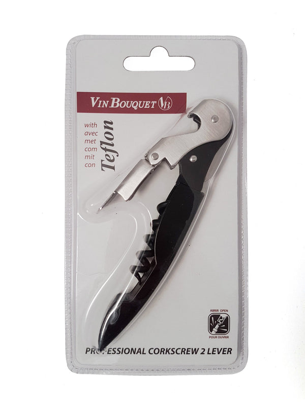 2 lever corkscrew - VIN BOUQUET - Spades Wines & Spirits 