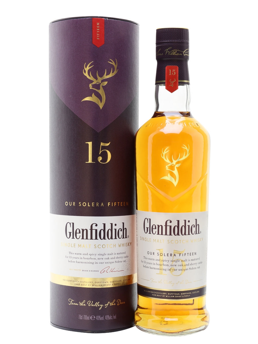Glenfiddich 15 YO Solera 40% 70cl – Spades Wine & Spirits | 4000+