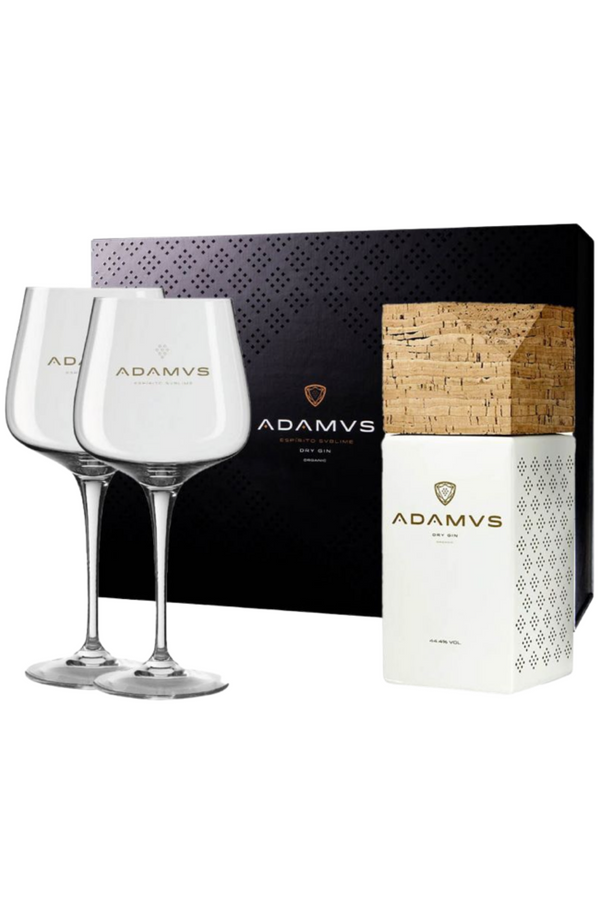 Adamus Organic Dry Gin + 2 Glasses 44,4% 70cl