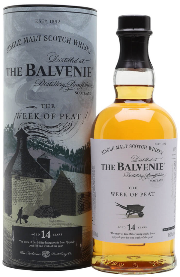 Balvenie 14 Years The Week Of Peat + GB 48.3% 70cl