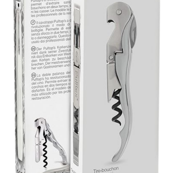 Pulltex Pulltap's Classic chromen kurkentrekker met koffer