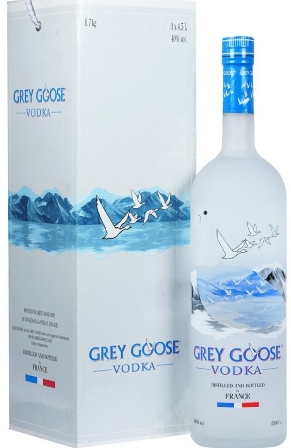 40% 4.5Ltr We Goose Malta Vodka Buy around Gozo Grey deliver &