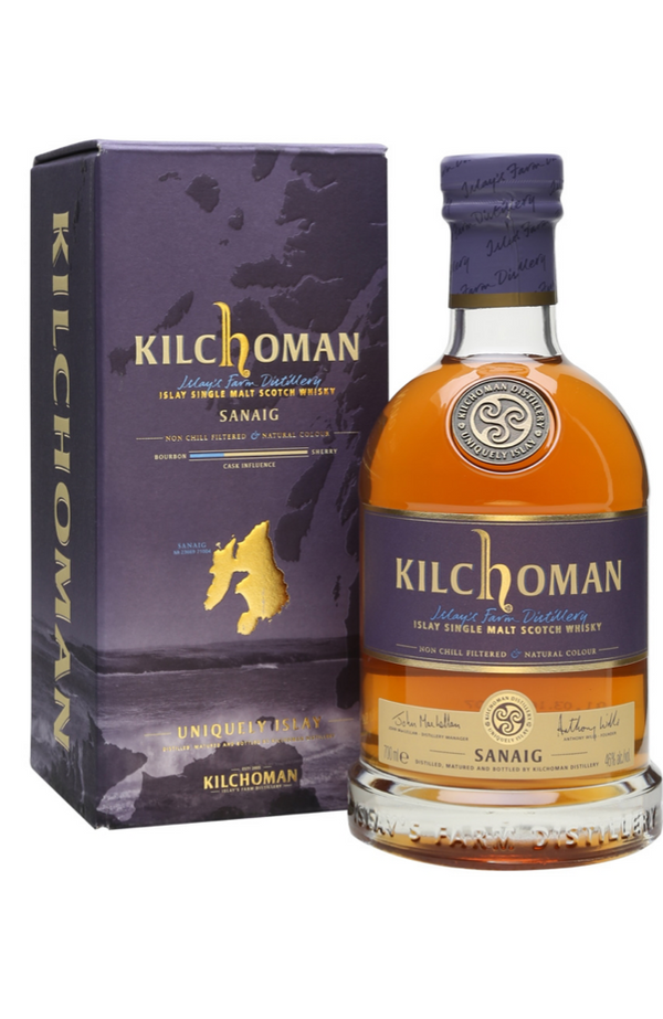 Kilchoman Sanaig 70cl, 46% | Buy Whisky Malta 