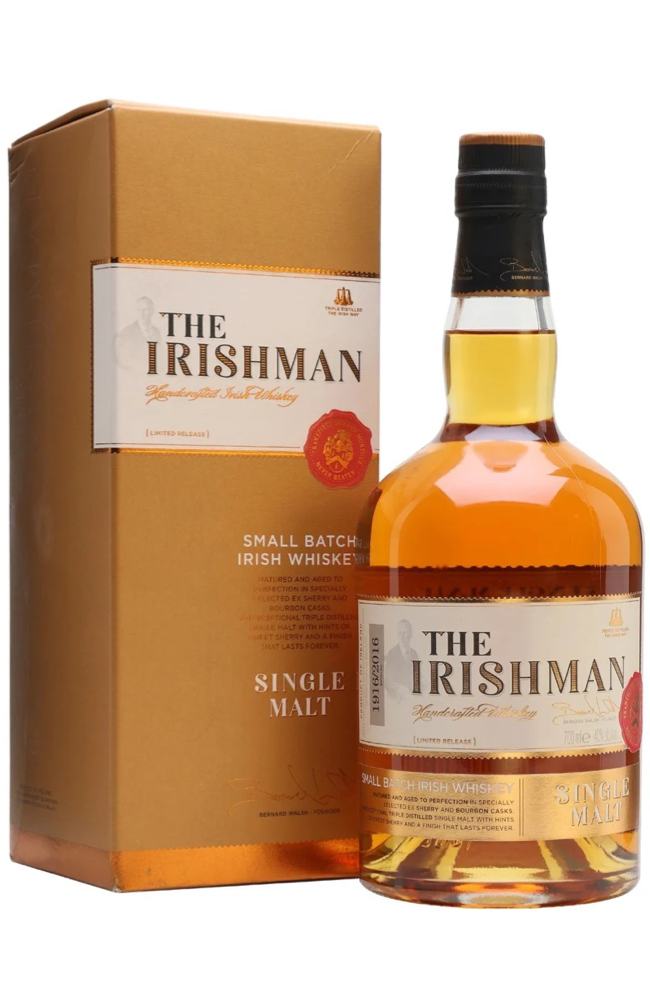 The Irishman Single Malt Irish 70cl 40% | Buy Whisky Malta 