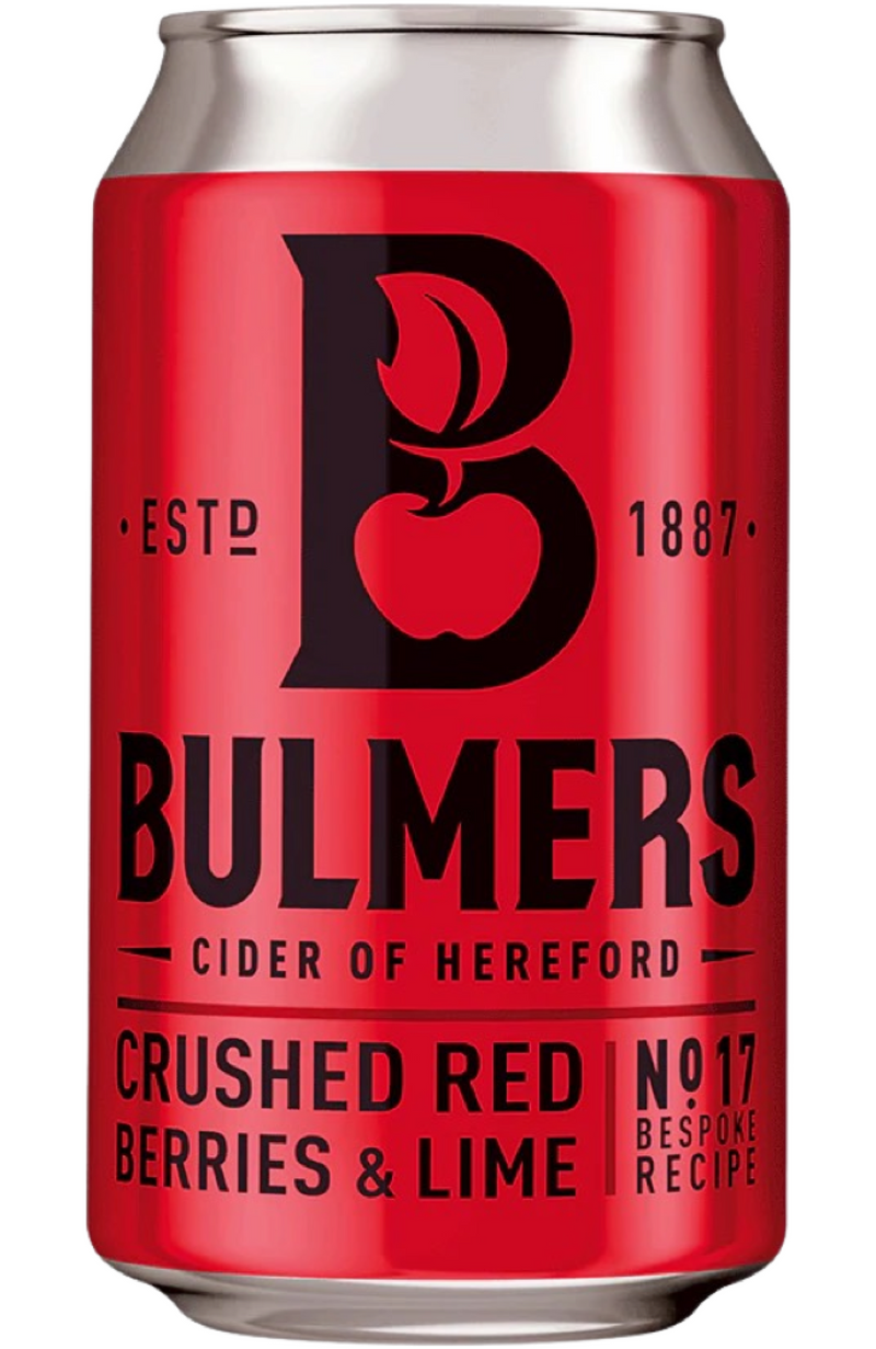 Bulmers Red Berries & Lime 4% 33cl (Can)