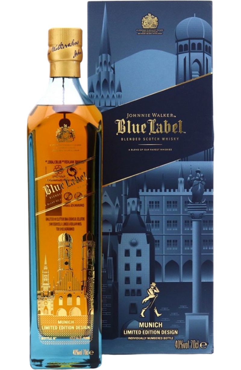 Johnnie Walker Blue Label City Of The Future Mars + GB 40% 70cl