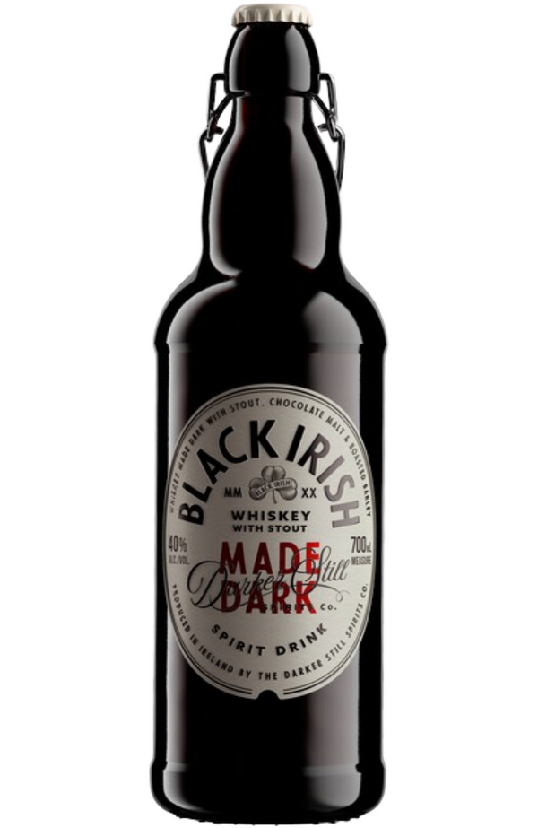 Black Irish Whisky With Stout 40% 70cl