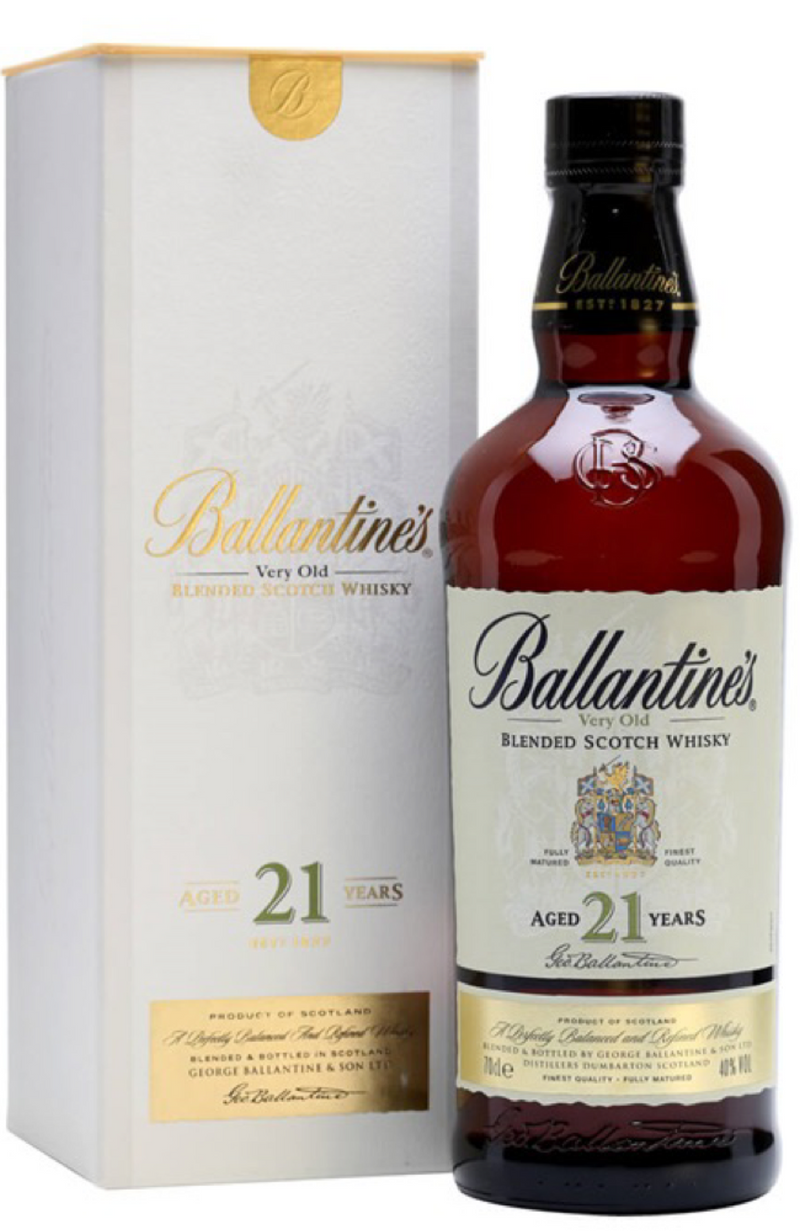 Ballantine's 21 Years + GB 43% 70cl