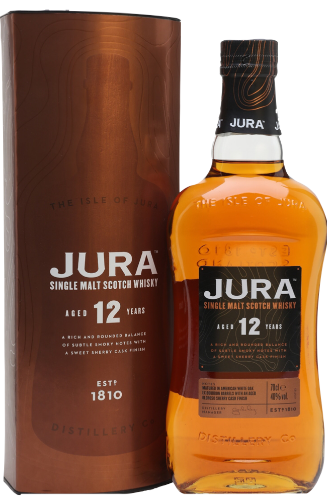 Jura 12 Year Old 70cl 40% | Buy Whisky Malta 