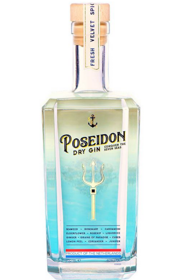 Buy Poseidon Dry Gin 40% 70cl We deliver around Malta & Gozo | Gin