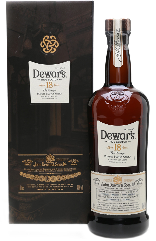 Dewar's 18 Years + GB 40% 70cl | Buy Whisky Malta 