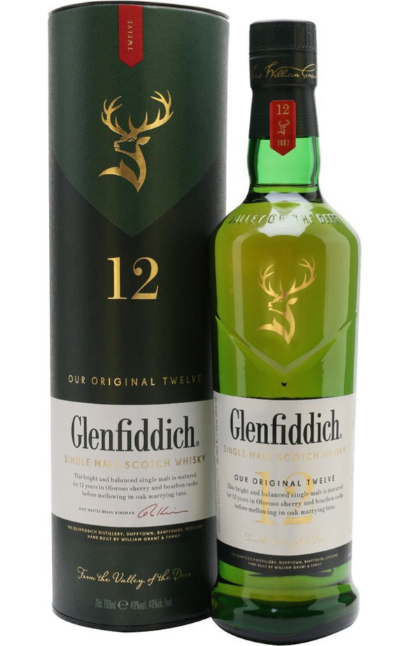 Glenfiddich 12 Yo Single Malt 70cl 40% | Buy Whisky Malta 