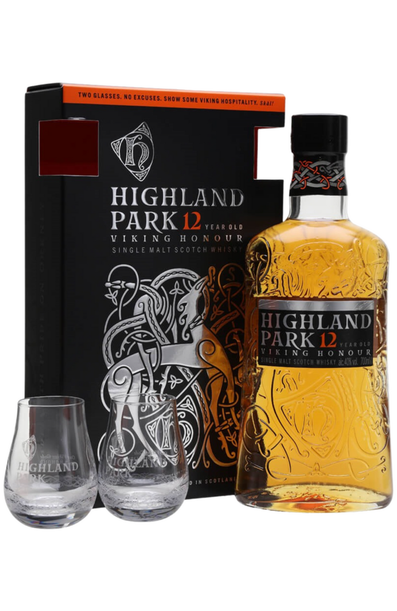 Highland Park 12 Years + 2 Glasses Gift Pack 40% 70cl