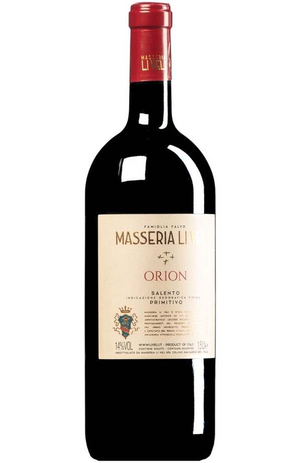 Primitivo del Salento IGT 2018 · 1.5Ltr MAGNUM Masseria Li Veli “Orion” - Spades Wines & Spirits . Buy Wines Malta.