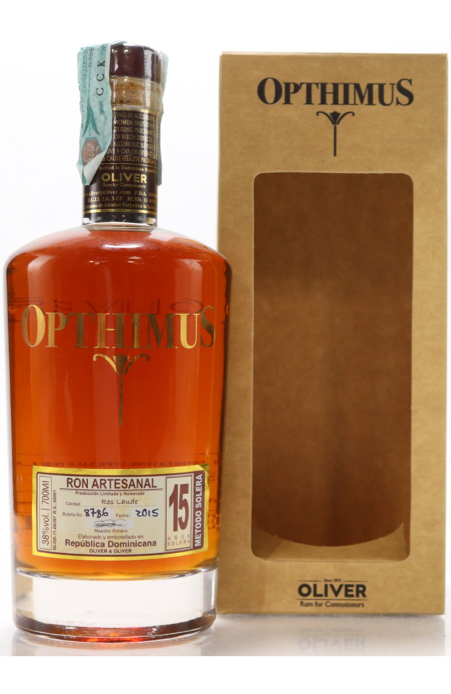 Opthimus 15 Years + GB 70cl 38% | Buy Rum Malta 