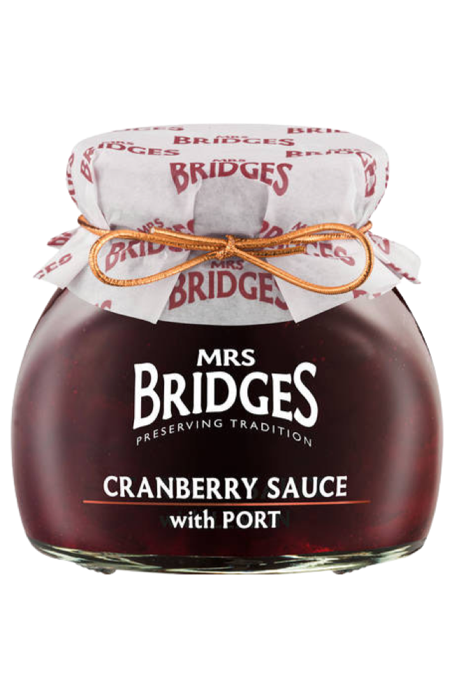 Mrs Bridges - Cranberry Sauce with Port 250g