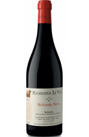 Masseria Li Veli Malvasia Nera red wine from Salento, Italy, premium Italian wine bottle with red capsule