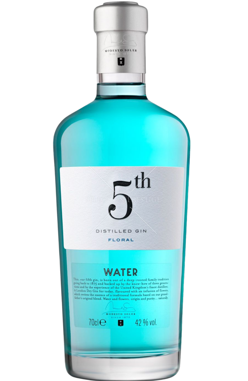 5th Gin Water 42% 70cl